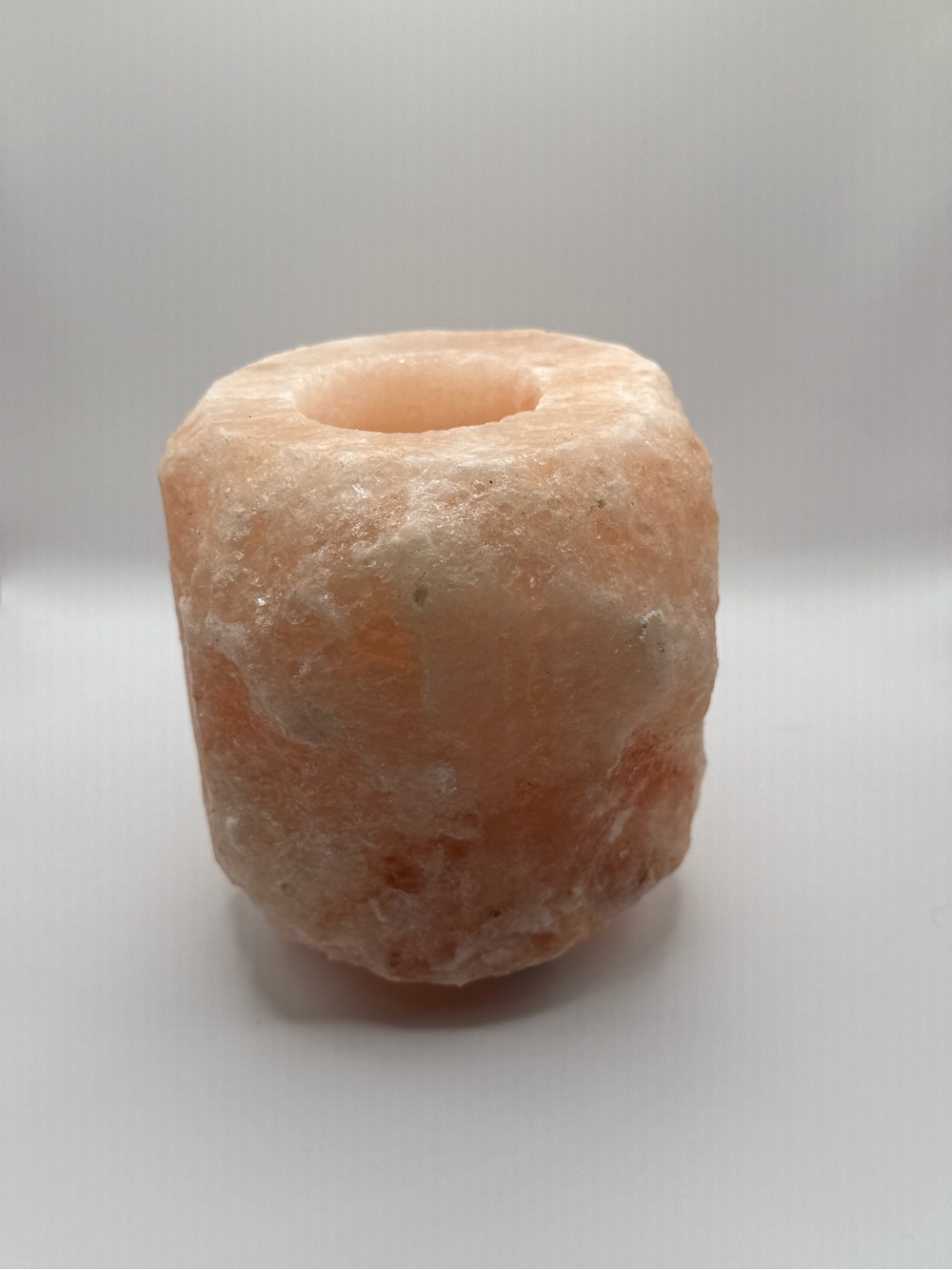 Pink Himalayan Salt Tealight Candle Holder